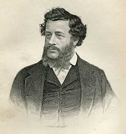 Black and white engraved portrait of Charles Francatelli