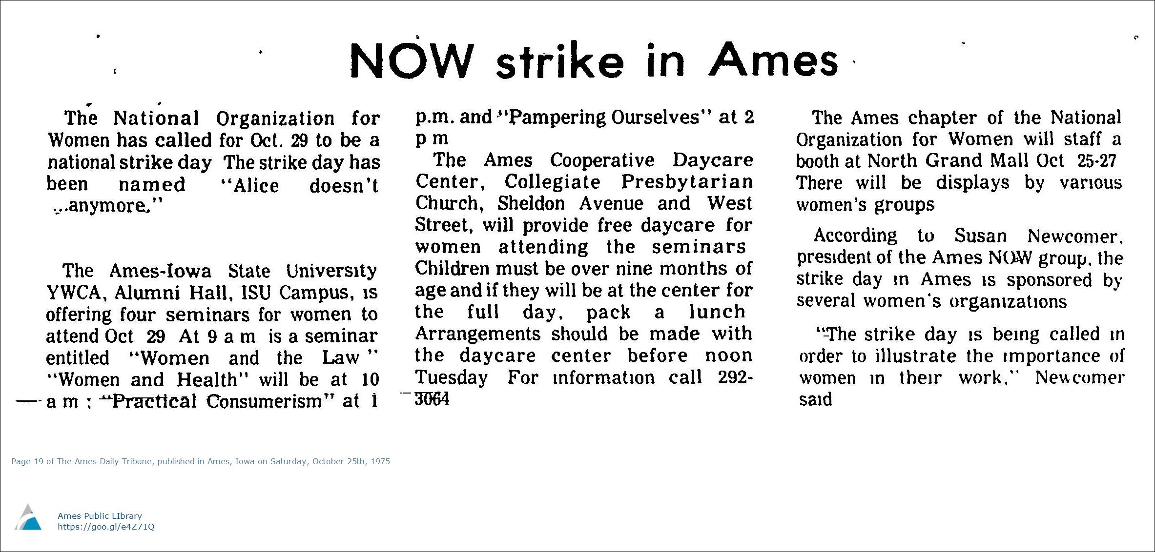 Image from page 19 of the Ames Daily Tribune, October 25th, 1975.