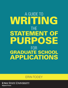 A Guide to Writing the Statement of Purpose for Graduate School Applications book cover
