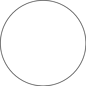 Empty circle for slide activity.