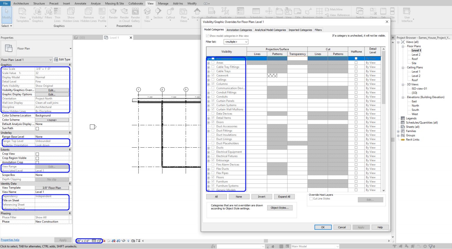 Chapter 12. Understand Visibility Settings, Add/edit Floor & Ceilings ...