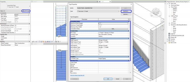 Chapter 13. Add/edit Stairs, Rails, & Roof – Tutorials Of Visual ...