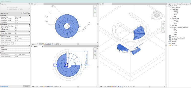 Chapter 13. Add/edit Stairs, Rails, & Roof – Tutorials Of Visual ...