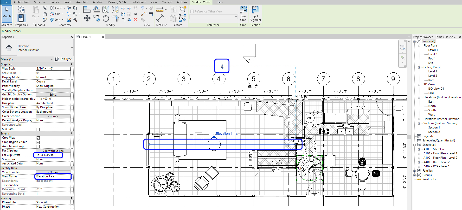 Office Interior Elevation | 3D CAD Model Library | GrabCAD