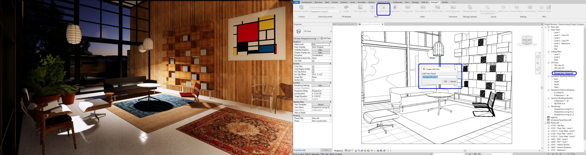 Chapter 19. Introduction to Enscape Tutorials of Visual Graphic