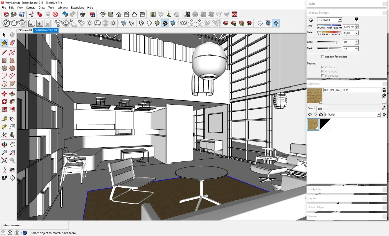 Sketchup камера