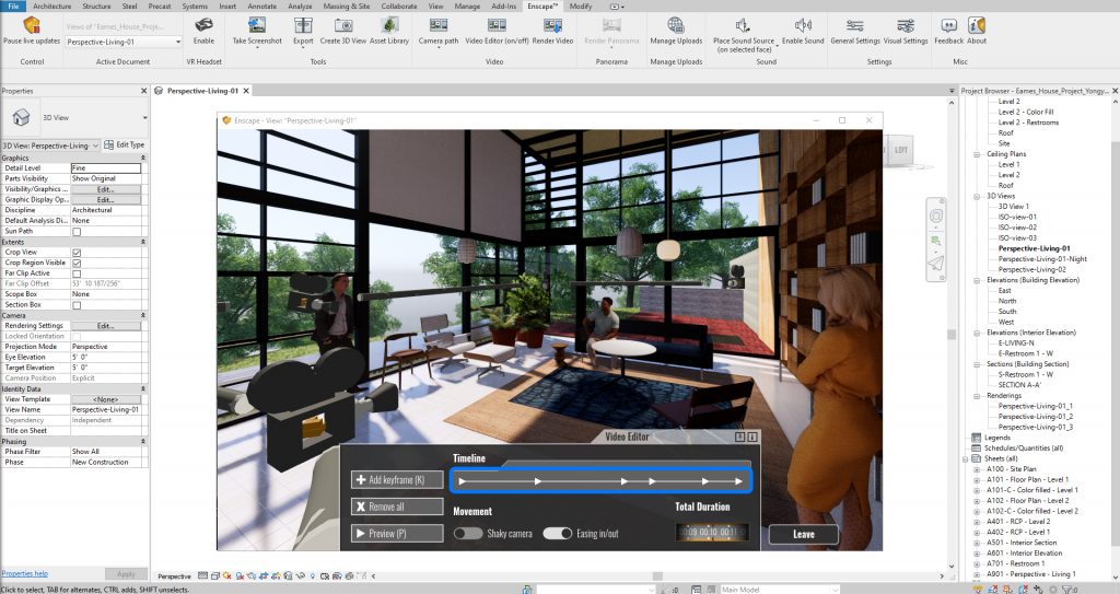 Chapter 21. Enscape walkthrough video Tutorials of Visual Graphic
