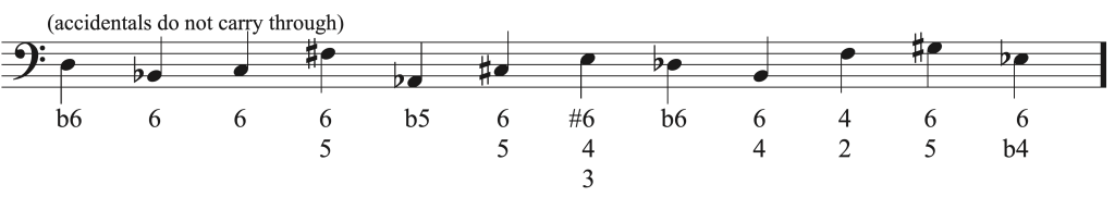 5.4 Figured Bass Notation: Sight Singing Exercises – Comprehensive ...