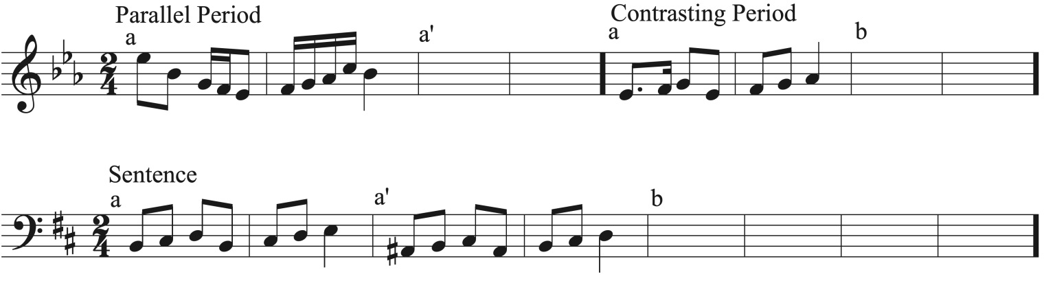 8.2 Sentences and Periods: Sight Singing exercises – Comprehensive ...