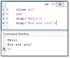 Chapter 5: Commands – A Guide to MATLAB for ME 160