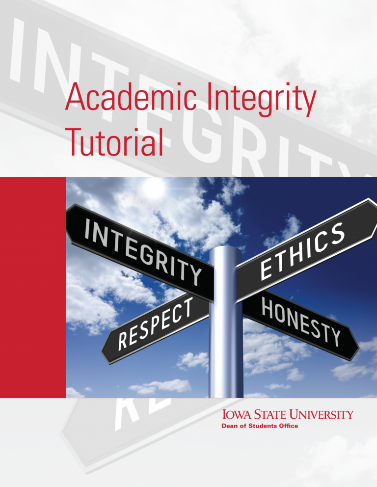 Iowa State University Academic Integrity Tutorial – Simple Book Publishing