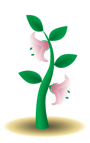 Simple graphic of flowers.