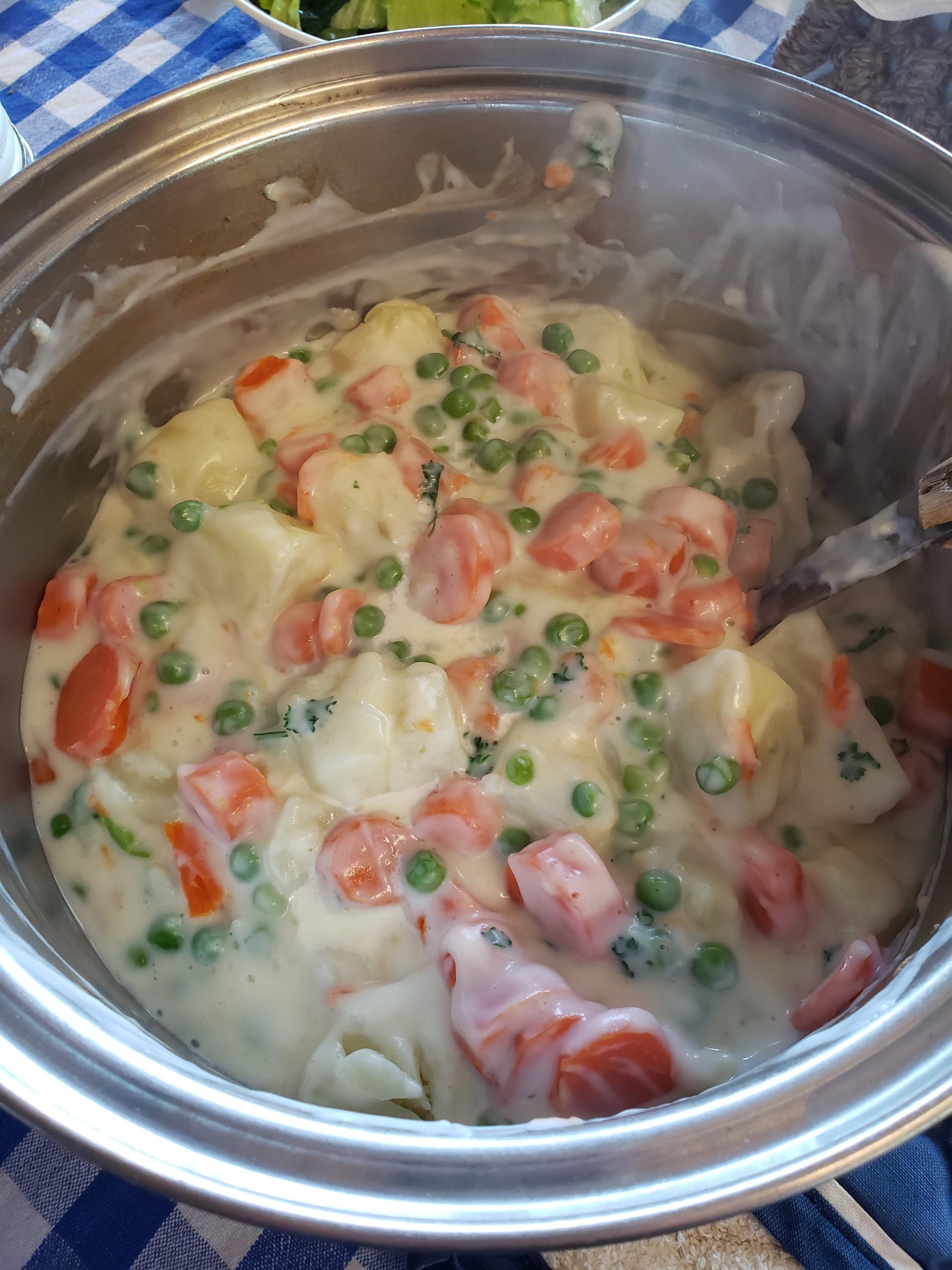 Creamed Peas, Carrots & Potatoes