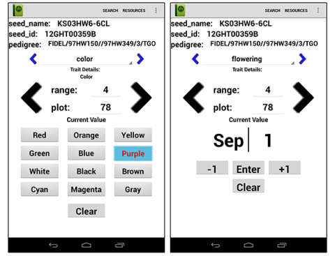 Figure is a sample field notebook for data collection.